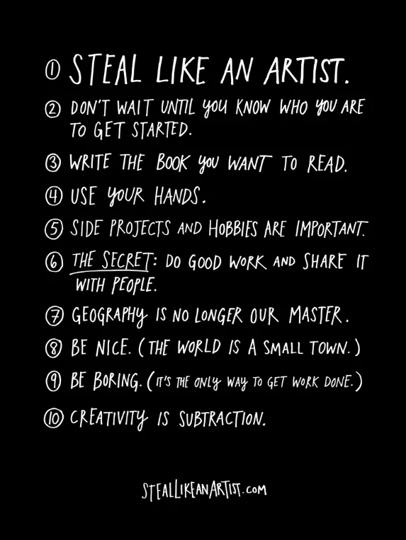 Screenshot of a post about content creation