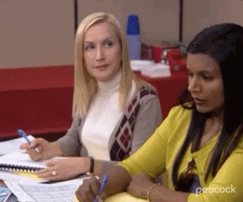 Animated GIF illustrating meeting fatigue