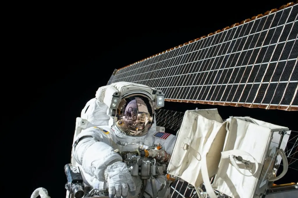 Did you know this is the first selfie ever taken in space?